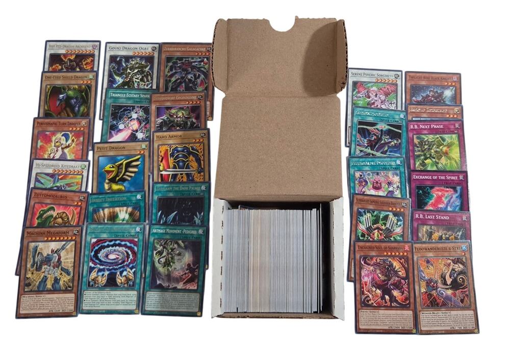 Yu-Gi-Oh! 1st Edition Modern Trading Cards Lot Of 250 In Box VG+ Pre-owned